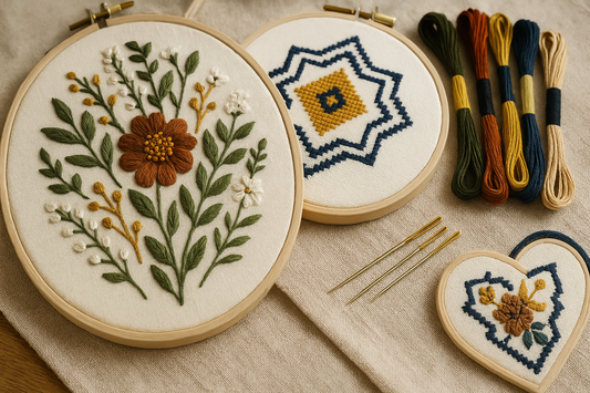 當刺繡遇上十字繡|打造專屬你的生活風格美學