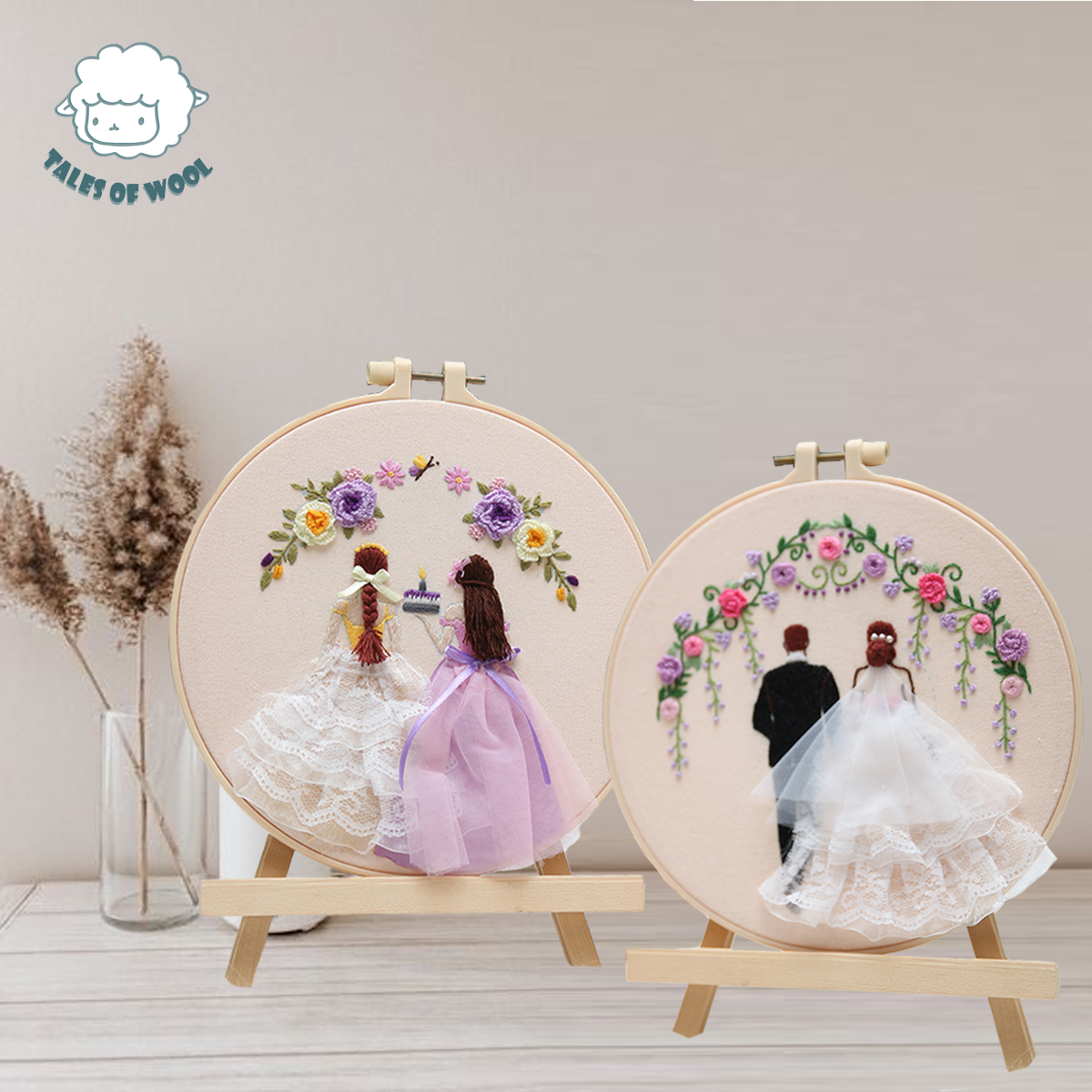 手工刺繡材料包 - Best Friends Forever