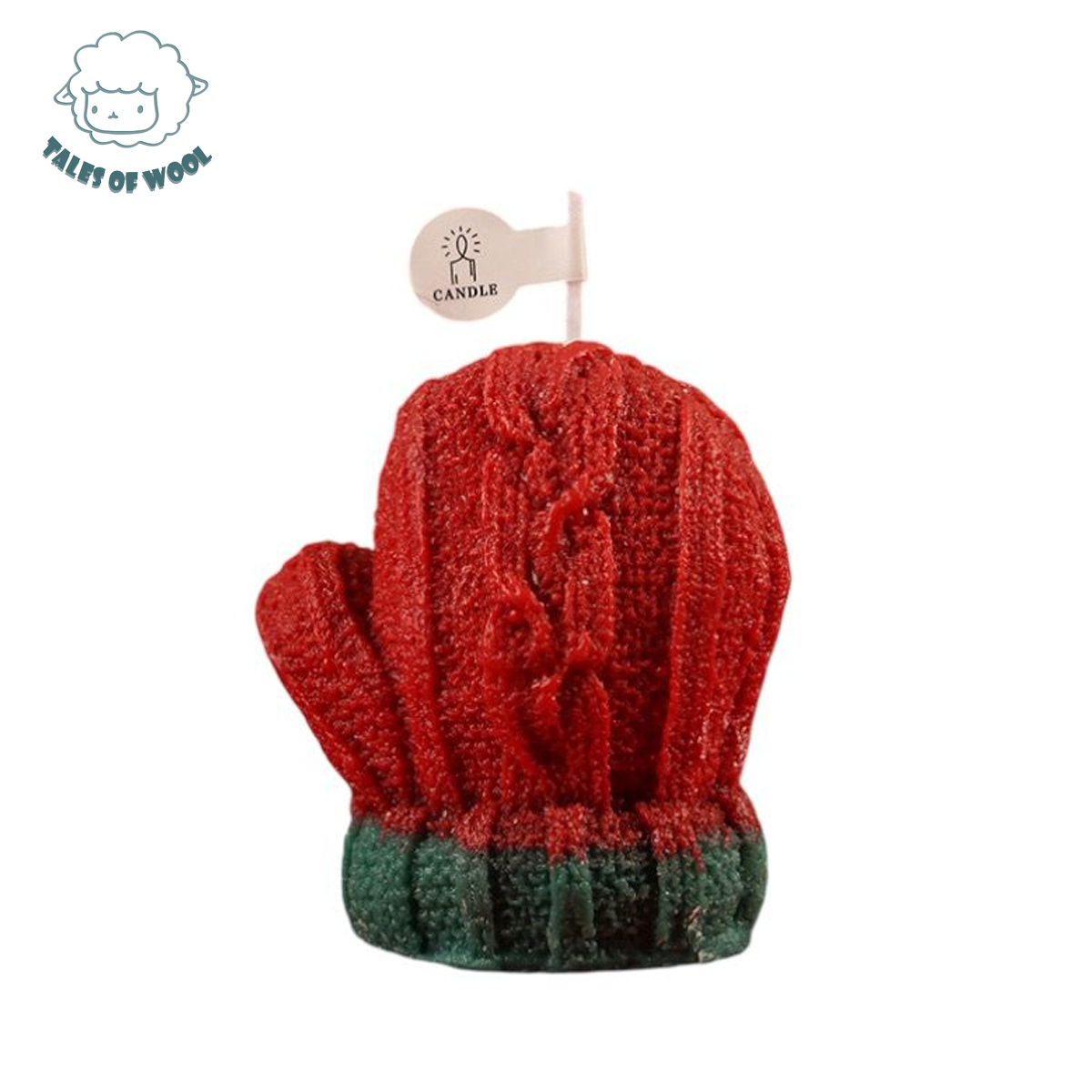 聖誕香氛蠟燭(紅色冷手套)