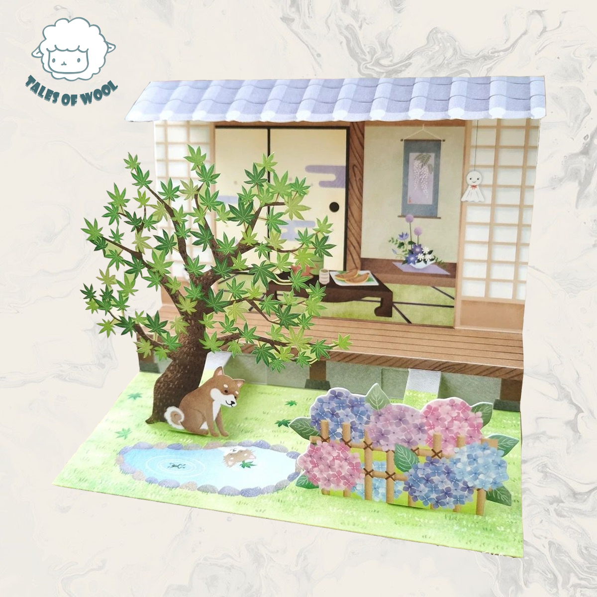 立體萬用卡(柴犬款)