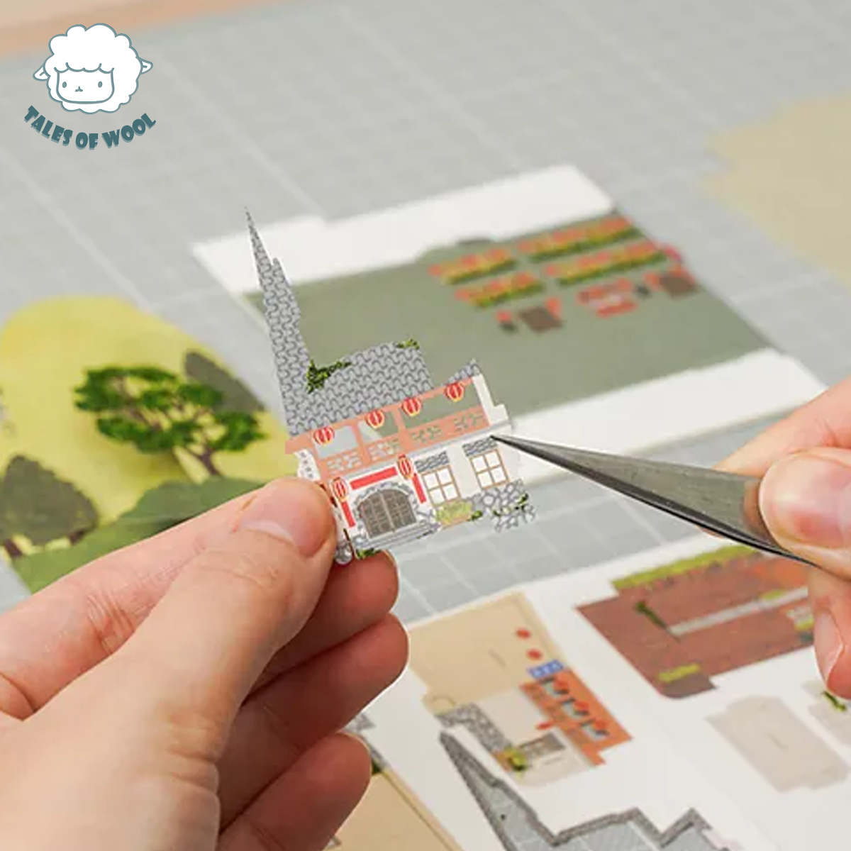 紙模型(九份山城)