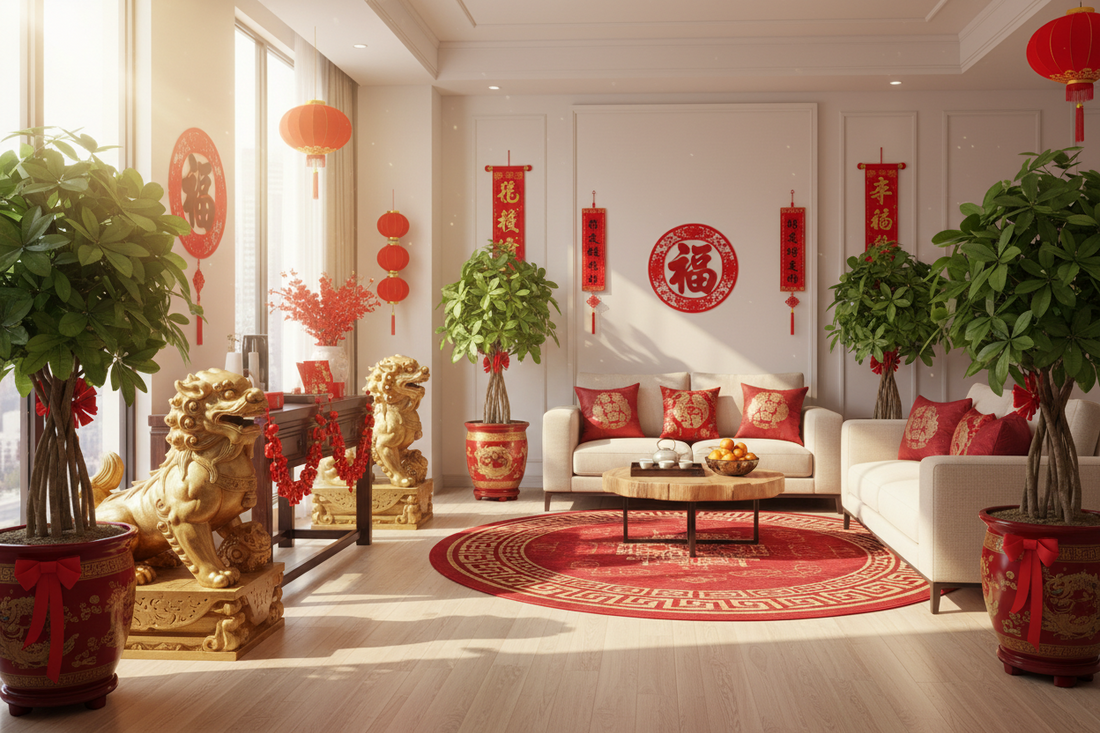 農曆新年家居開運佈局：客廳、玄關必看重點，打造2026招財好風水