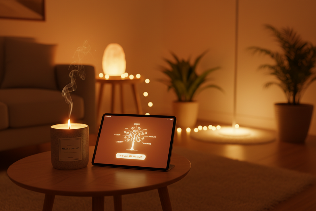 用香氛配合AI規劃的新年目標儀式：開啟2026年的嶄新篇章