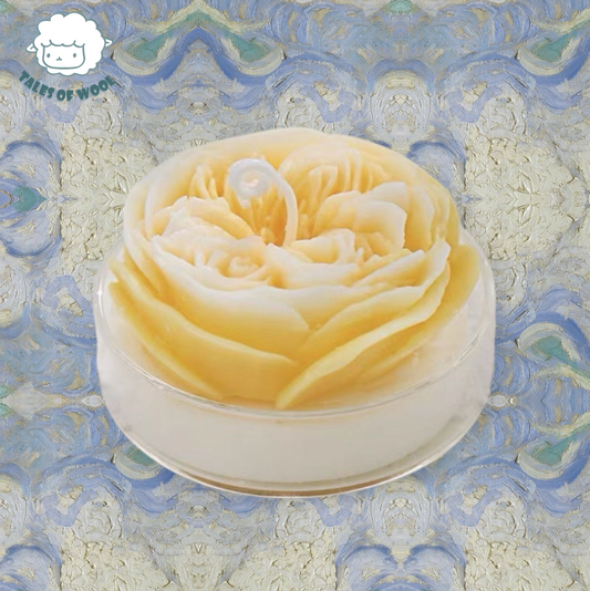 香氛蠟燭（黃色Garden Rose）