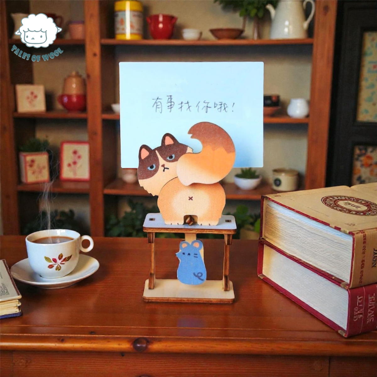 搖擺MEMO夾（厭世貓）